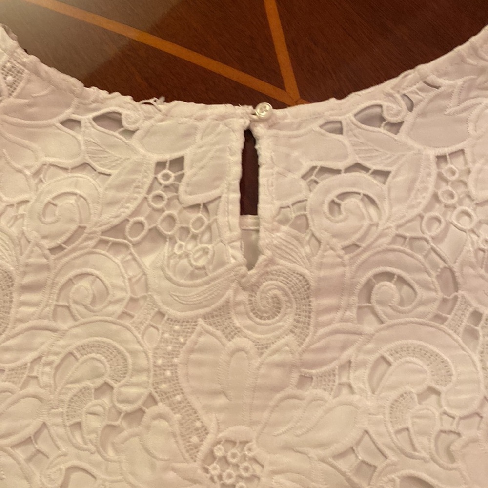 Lacy blouse by Talbots - Picture 11 of 12